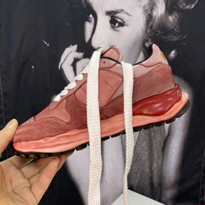 

Rhyton Casual Shoes Men Women Designer Sneakers Vintage Shoes Fashion Designers Shoe Chaussures Ladies Shoes, 02