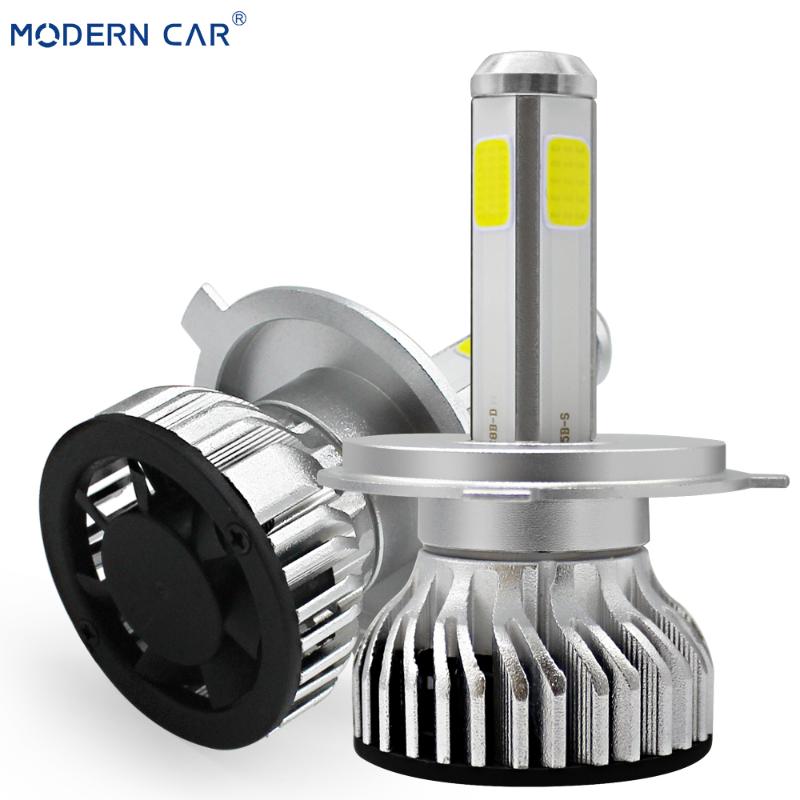 

Car Headlights MODERN Led Headlight Fog Lamp 9012 100W 6000K White Aluminum Motorcycle Headlamp Light Super Bright COB For Auto