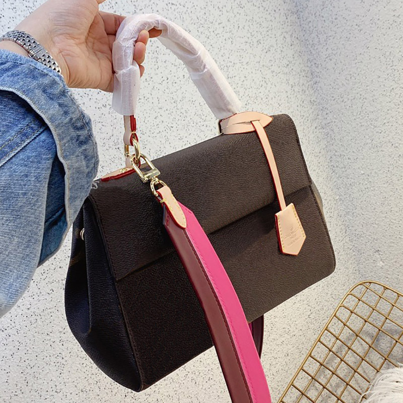 

High Quality Women Shoulder Bag Leather Handbags Fashion Women's Crossbody Bags 25*10*18cm with Box Luxury Designer Handbag Tote, Increase freight