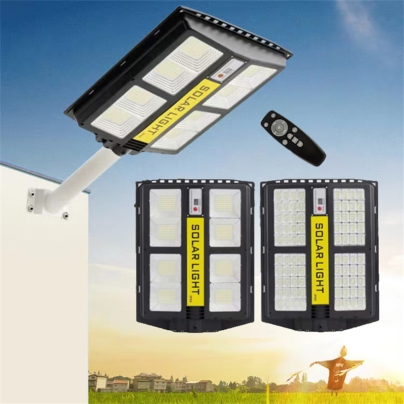 

800W LED Solar Street Lamps Remote Control PIR Motion Sensor Wall Light Waterproof Telescopic Rod Garden Lights for outdoor lighting