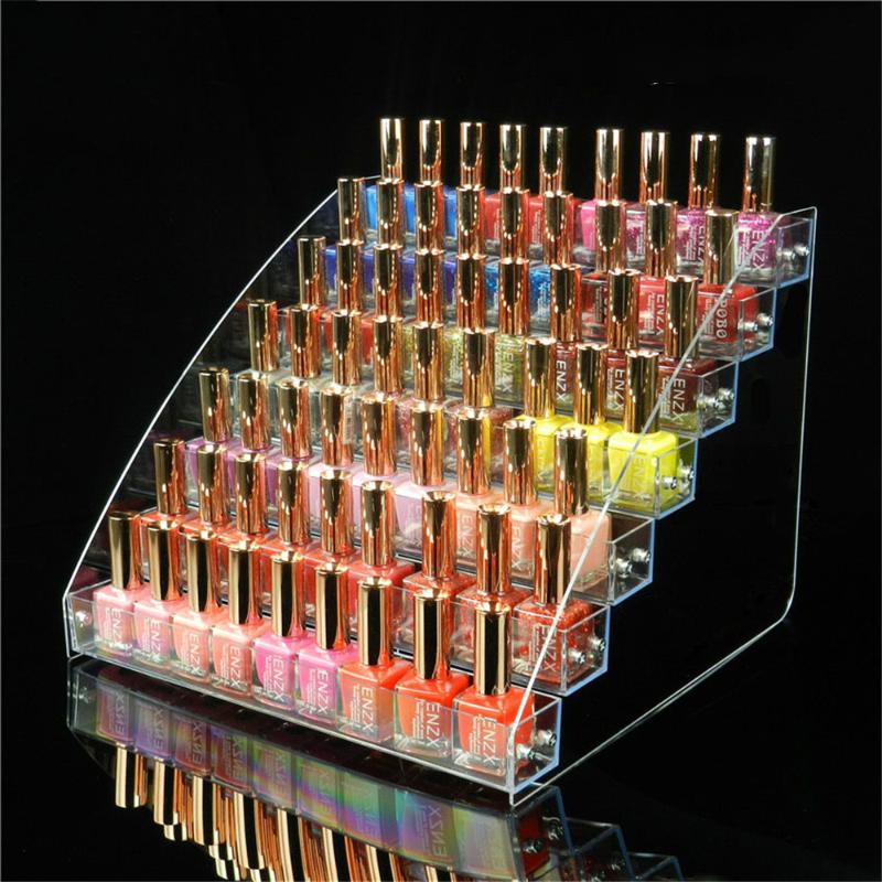 

Nail Polish Organizer Storage Box Acrylic Varnish Holder Display Art Equipment
