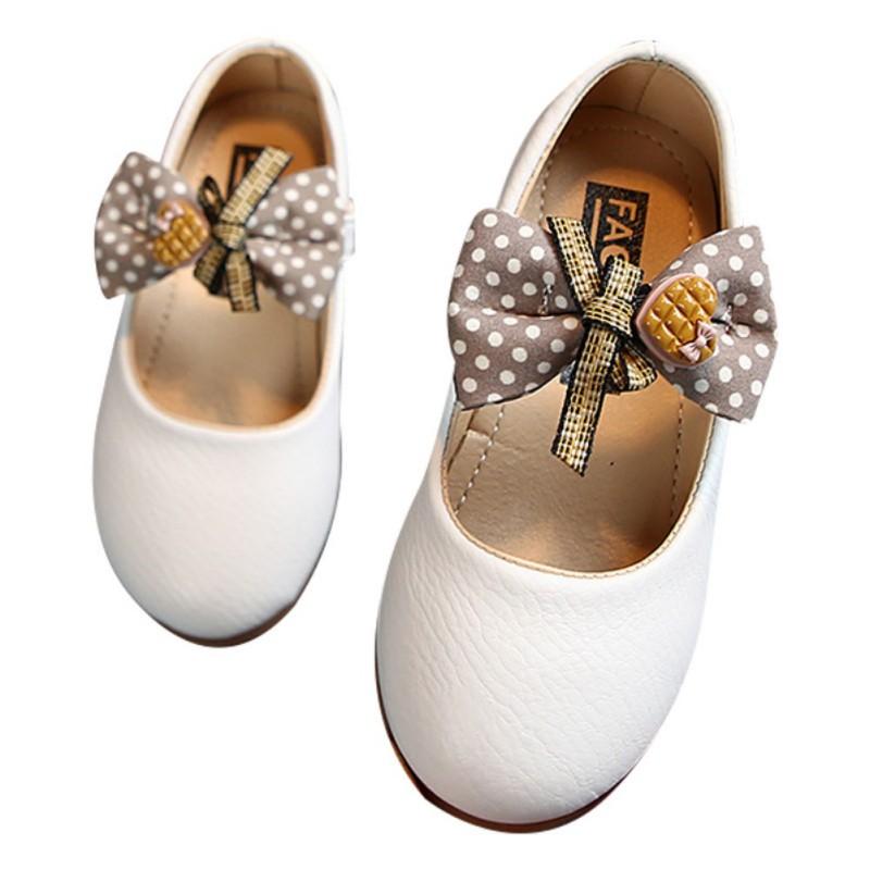 

First Walkers Baby Girl Shoes Princess Girls Sweet Shoe Casual Solid Infant Kids PU Leather Toddler Cute Bow, 47a