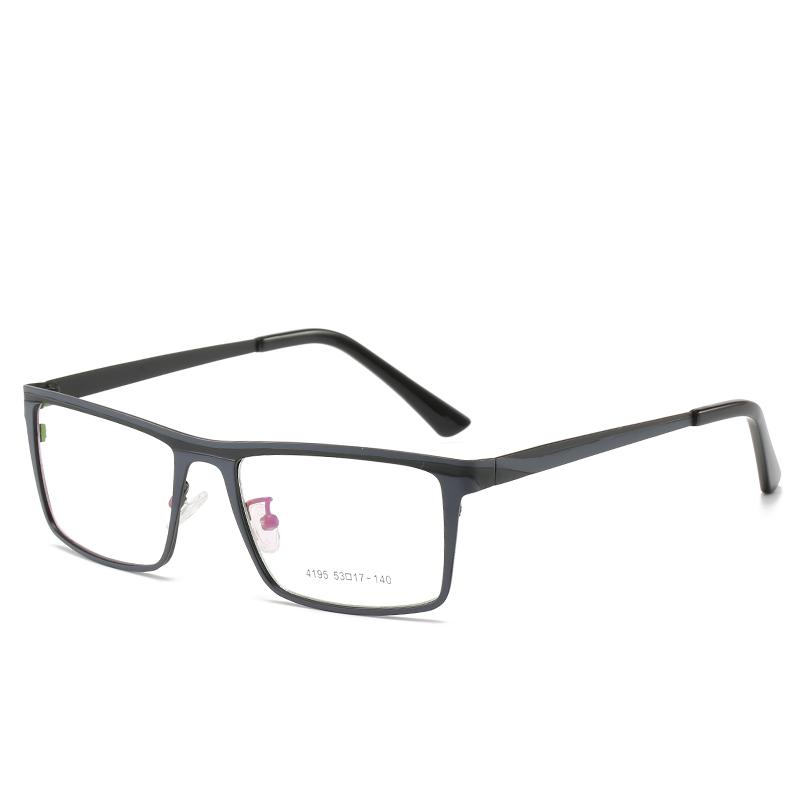 

Sunglasses Fashion Electroplating Stainless Steel Optical Frame Male High-Quality Glasses Female Business Office Computer Eyewear 54C-4195