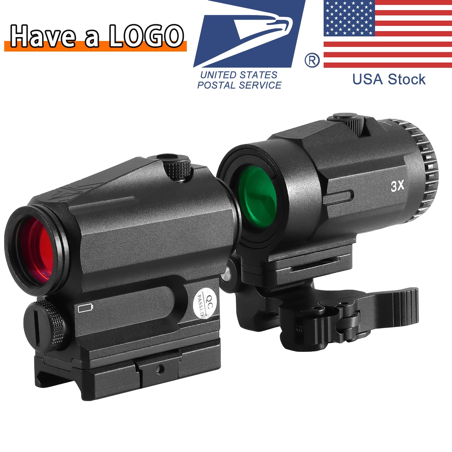 

Sparc 1X22 Collimator Holographic Scope 3X Magnification Sight Red Dot Set Reflex Sights 20Mm Rail Mounts 558 Airsoft Snipe Rifle AR-15, Black