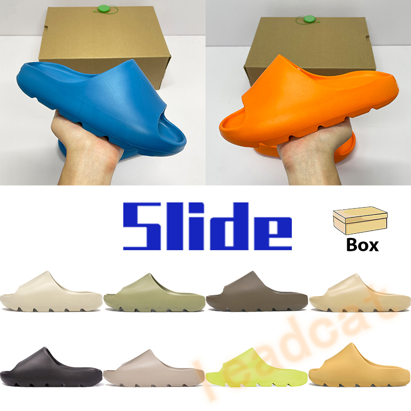 

Slippers men women sandals enflame orange enfora dark desert sand earth brown soot bone resin pure glow green summer mens beach shoes sneakers trainers with box, Bubble wrap packaging