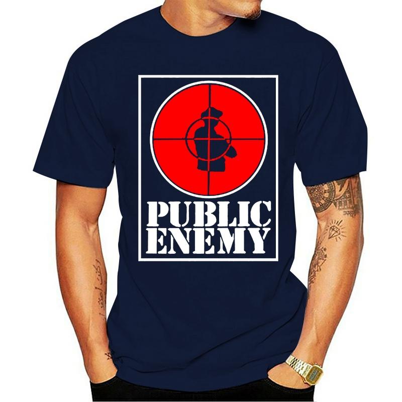 

Men' T-Shirts 2021 Leisure Fashion 100% Cotton T-shirtONE1SIDE 90s Public Enemy PE BLACK WHITE XS-3XL, Beige white