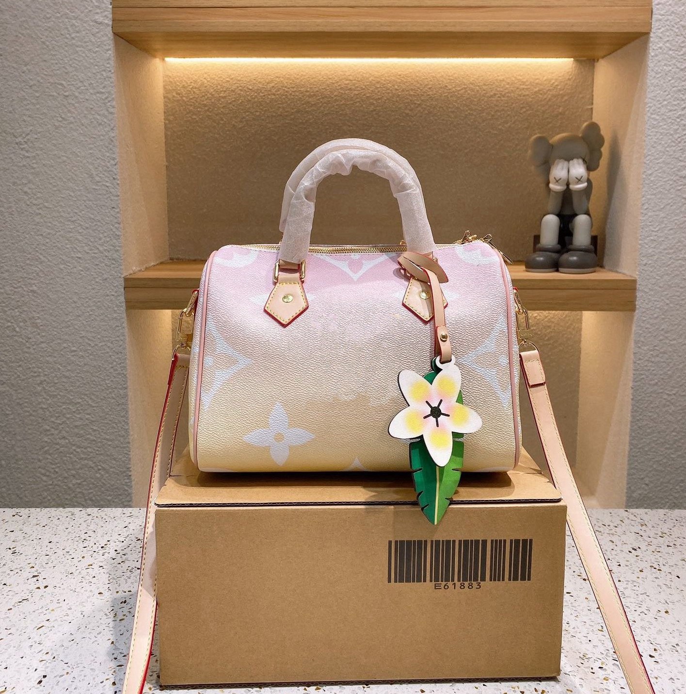 

Luxury Designers leather handbags purses women crossbody bag flower shoulder messenger bags wallet totes clutch -L0086, Red;black