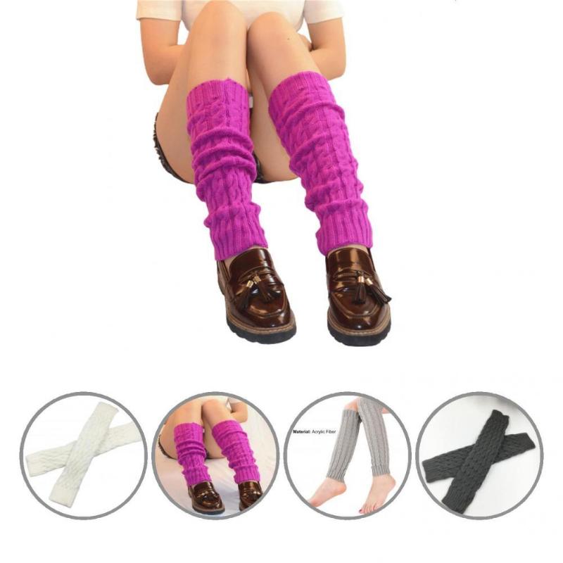 

Socks & Hosiery Ribbed 1 Pair Women Girls Knitted Long Lightweight Knit Boot Fashionable For Daily Wear Party Sports, Black;white