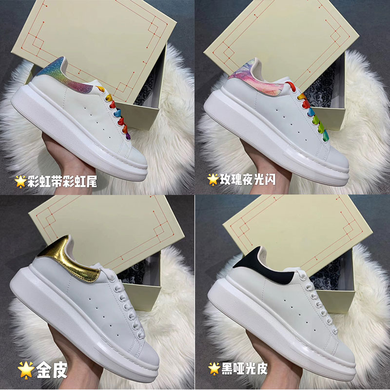 

[With Box]2021 designer High Quality men women espadrilles flats platform oversized sneaker shoes espadrille flat sneakers 36-46 f3RL#, Black