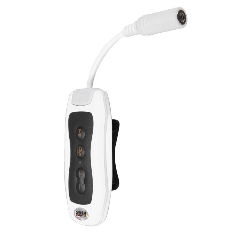 

& MP4 Players Portable With Cable Handheld FM Radio Rechargeable USB2.0 MP3 Music Player IPX8 Waterproof Swimming Water Sports Multifunction