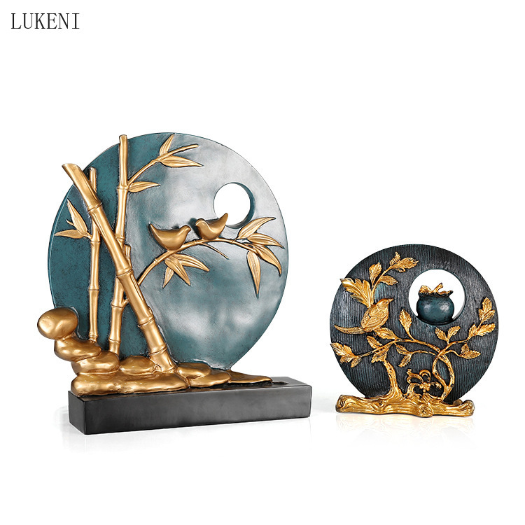 

Creative European-style Porch Nordic Crafts Living Room Wine Cabinet Home Decoration Decorations 210414