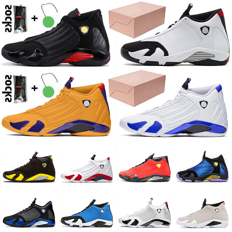 

Jumpman 14 14s Mens Retro High Men Basketball Shoes Graphite University Gold Hyper Royal Gym Red Desert Sand Black Toe Sports, Bubble wrap packaging