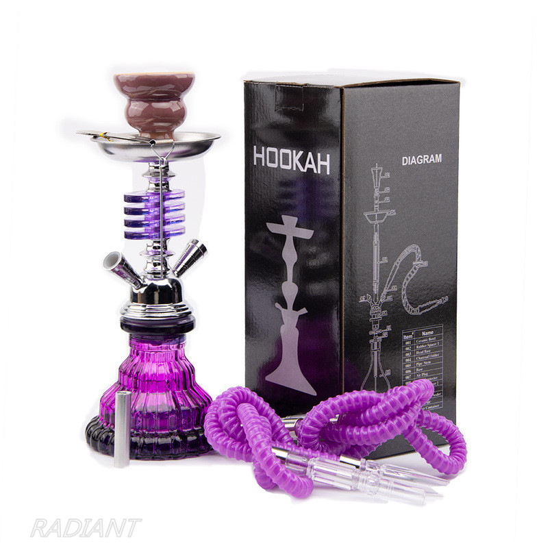

Zhiala hookah sufficient small purple cigarette set complete set of hookah accessories hookah