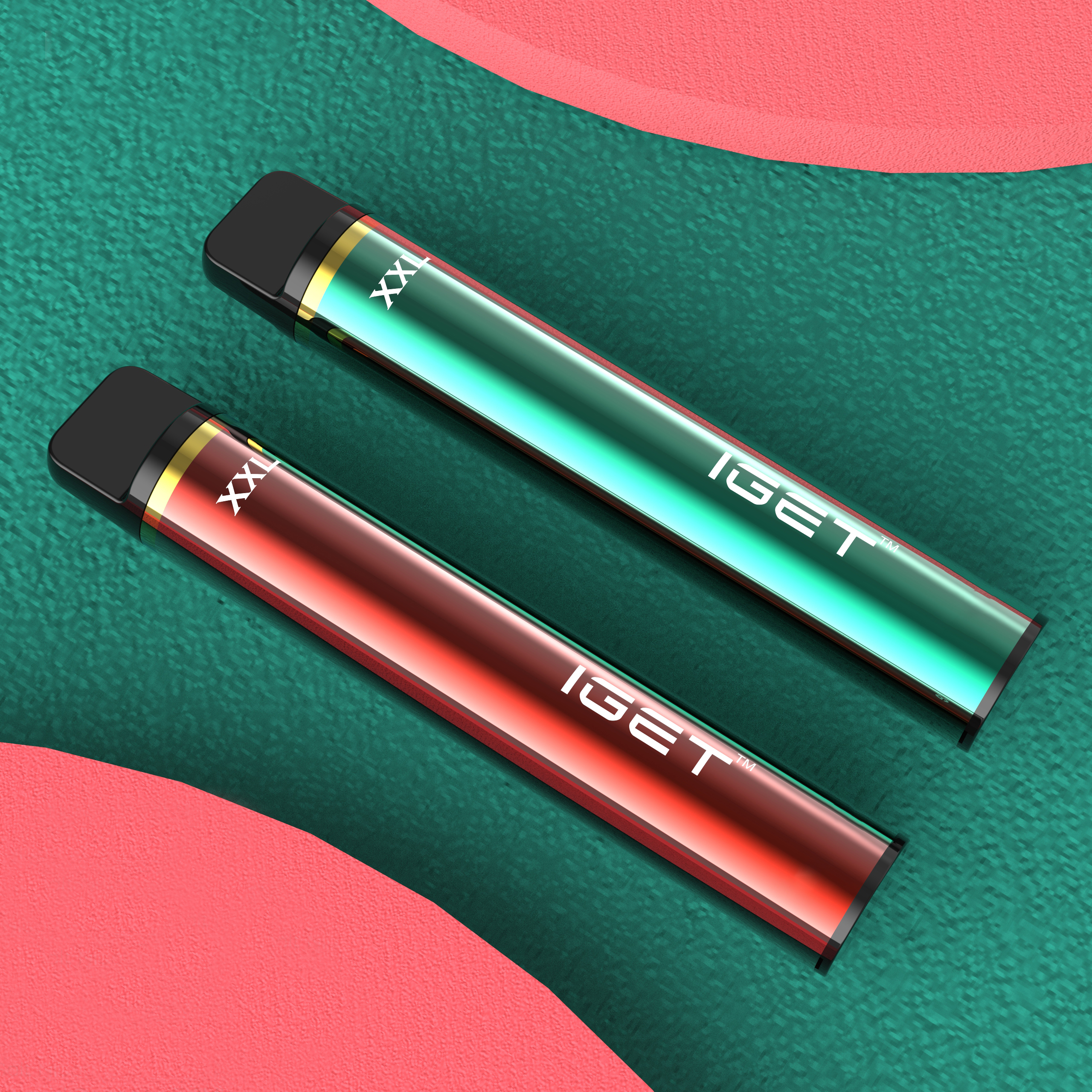 

Genuine IGET XXL 1800 Puffs Disposable Electronic cigarettes Pod Devices Kit 950mAh Battery 7ml Prefilled Cartridge Vape Stick Puff Pen Bang