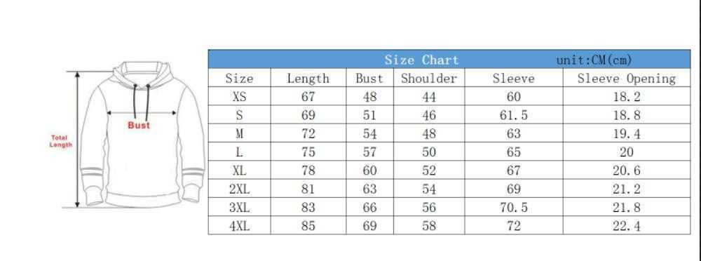 gildan heavy blend moletom com capuz size chart