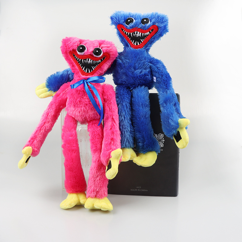 

DHL 40cm Huggy Wuggy Plush Toy Poppy Playtime Game Character Doll Hot Scary Toy Peluche Soft Gift Toys for Kids Christmas, Pink
