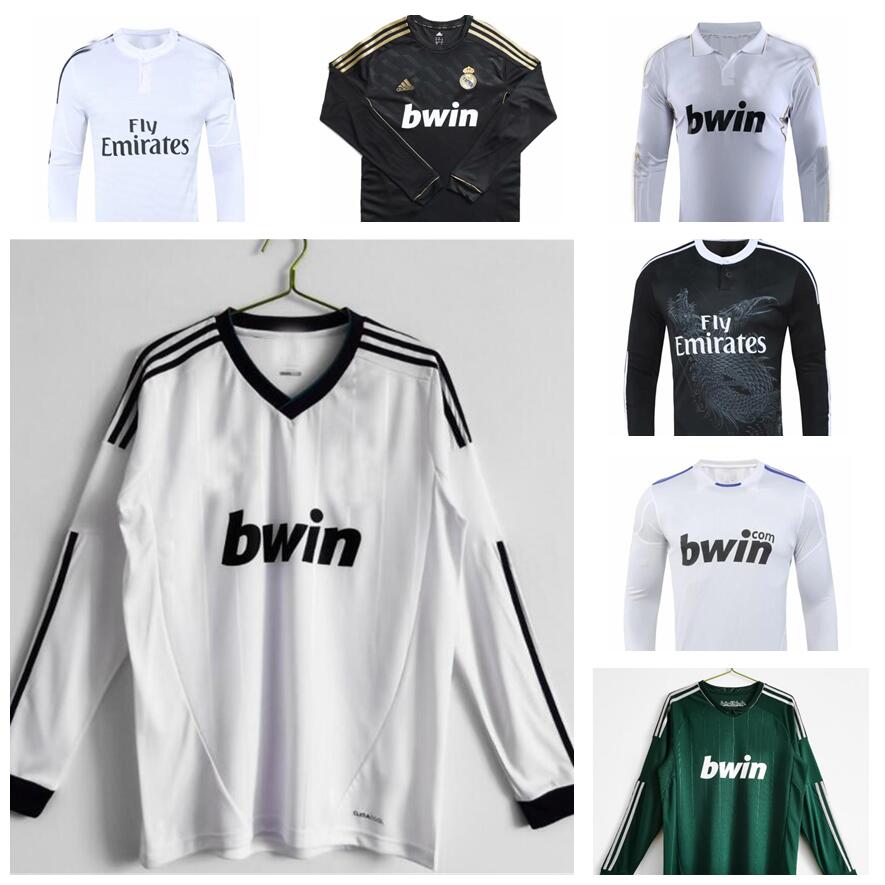 

17 18 Real Madrid third Retro Football Jerseys GUTI Ramos McManaman 10 11 12 13 14 15 16 RONALDO ZIDANE 2005 2006 classic Soccer shirt home, 12/13;away