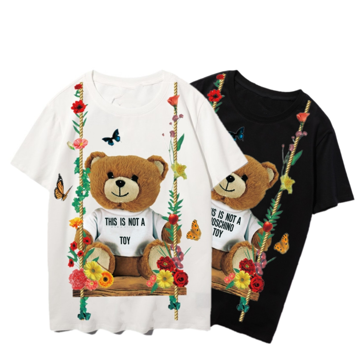 

Fashion mens t shirt summer Short sleeve tops printing T-shirt men women Tees couples high quality Casual clothes large size 14, White