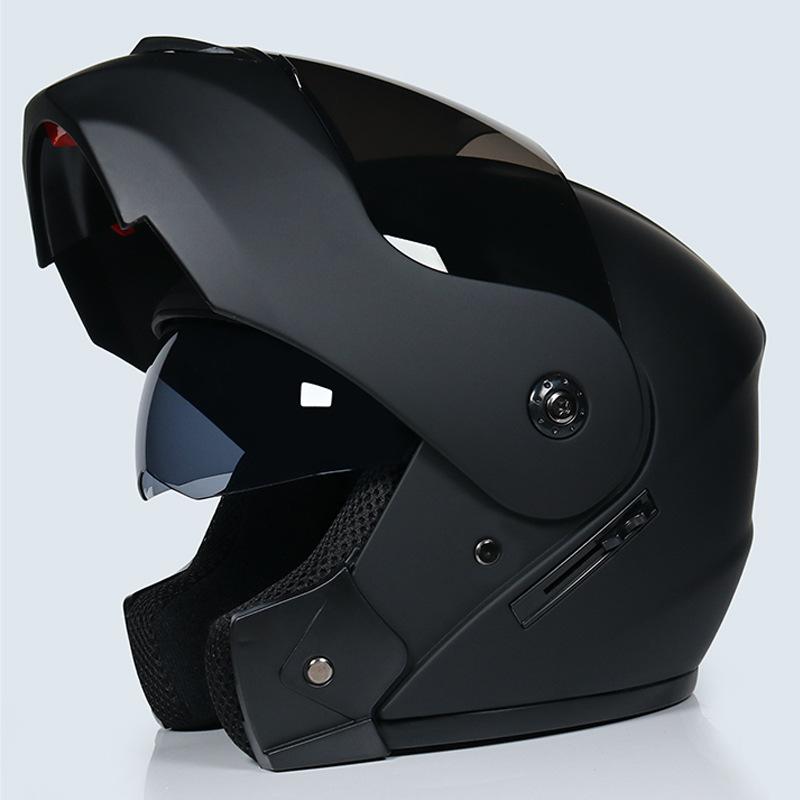 

Motorcycle Helmets 2021 Latest Helmet Safety Modular Flip DOT Approved Up Abs Full Face
