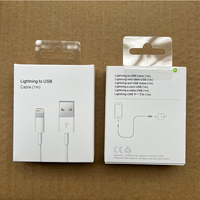 

7 generations Original OEM quality Cables for iPhone 7 8 xs max USB Data Sync Charge Cable 1m 3ft 2m 6ft With Package box