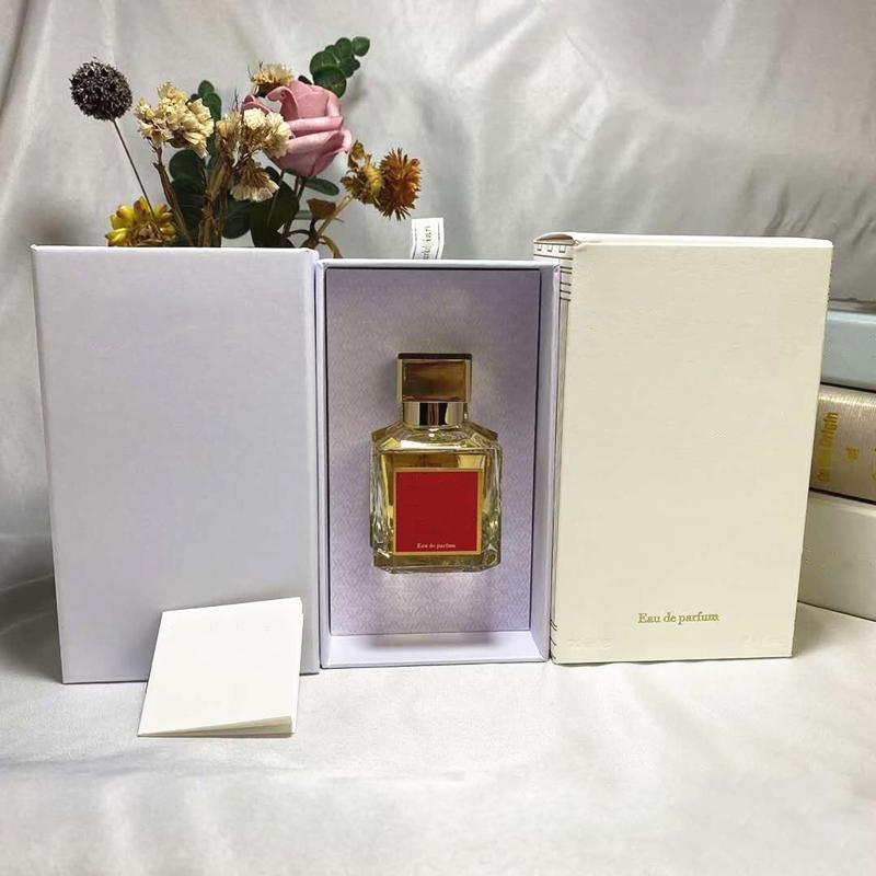 

2022 Newest Freshener Baccarat Rouge 540 Perfume 70ml Extrait Eau De Parfum 2.4FL.OZ Maison Paris Unisex Fragrance Long Lasting Smell Cologne Spray
