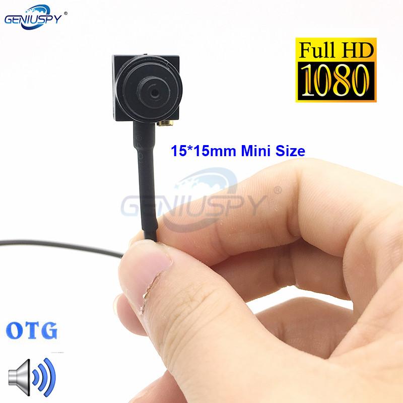

Cameras 15*15mm Mini Size OTG Android 2MP 1080P Micro USB Camera With Audio1080P Mobile Security Kamera For Phone