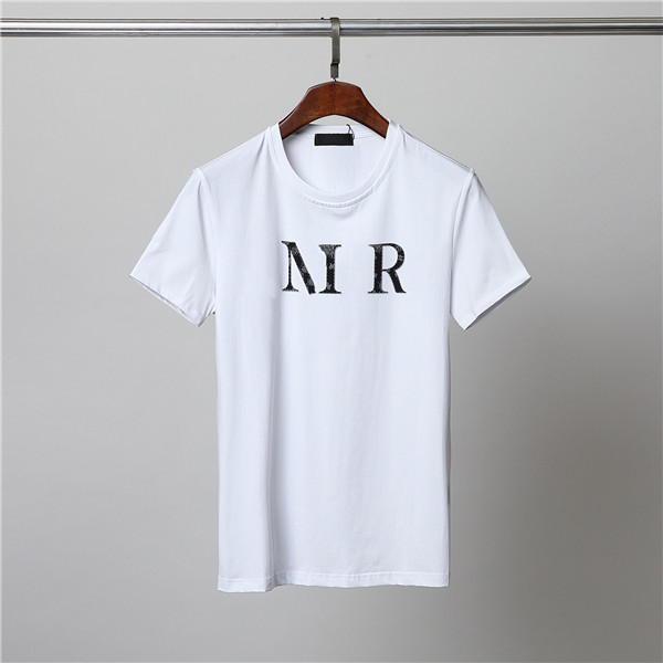 

Mens Letter Print T Shirts Black Fashion Designer Summer High Quality Top Short Sleeve Size 320, White;black