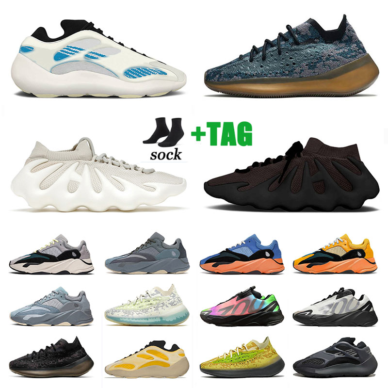 

Kanye West Running Shoes Men Bright Women Trainers Sun 700 Cream Alvah static reflection Kyanite Hylte Glow Sports Sneakers Alien Blue Yeezy V2 V3 380 450, B44 dark slate 36-45