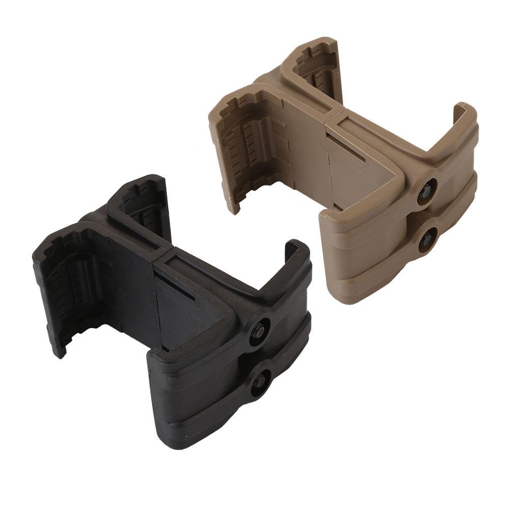 

Outdoor Tactical Gun Rifle Dual Magazine Coupler Polyester Clip Connector for AR15 M4 MAG59 Airsoft Mag Coupler Clamp Parallel Link Hunting Gear