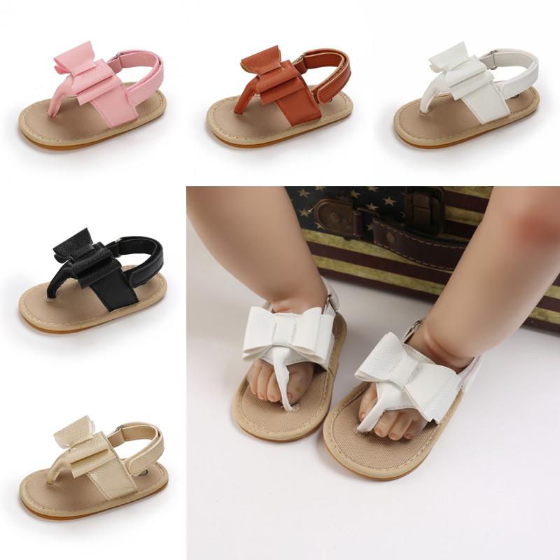 

First Walkers 2021 Brand Summer Born Baby Girl Sandals Flower Soft Sole Shoes Prewalker Princess For Girls