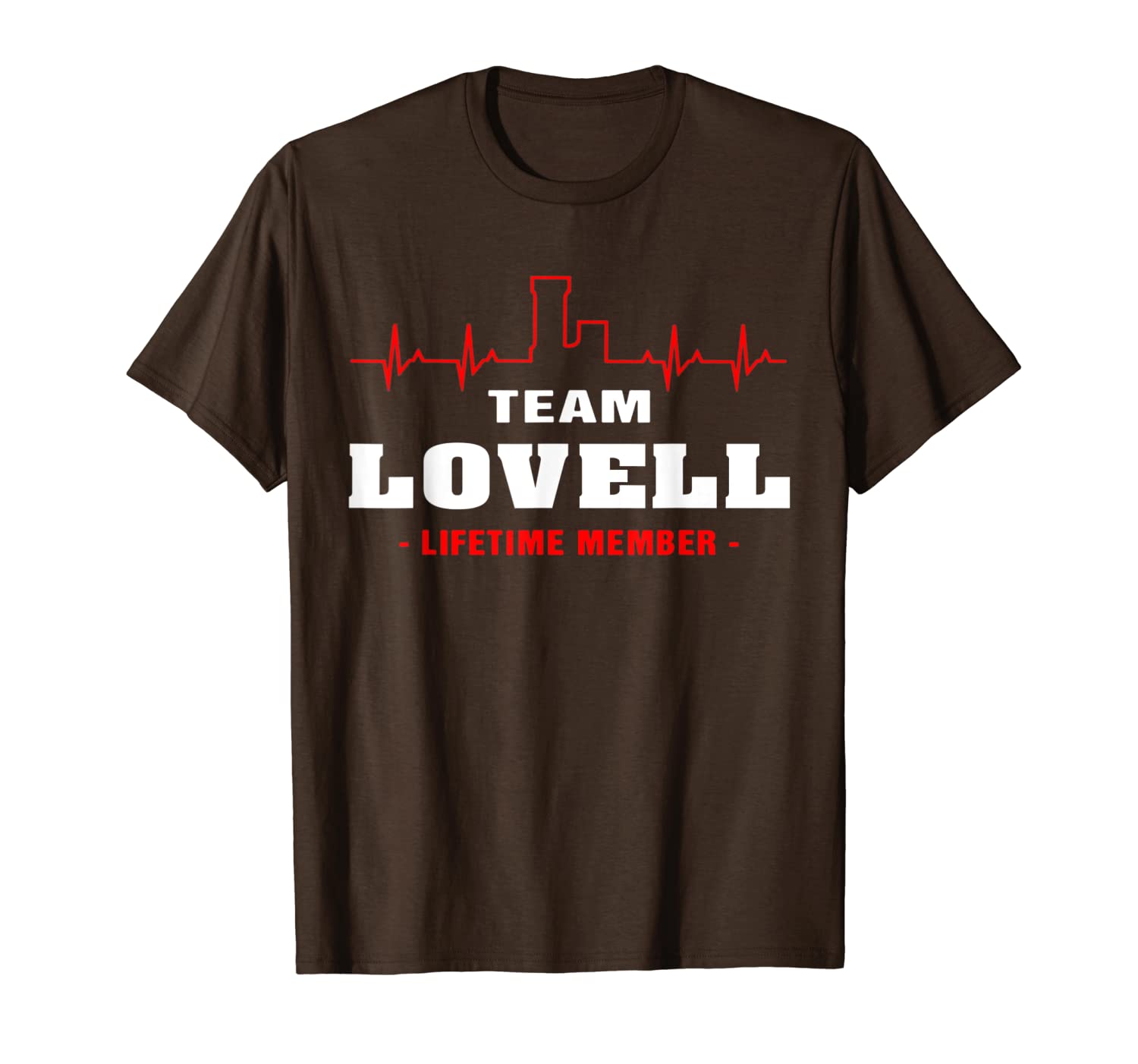 

team lovell lifetime member shirt surname, last name gift t-shirt, White;black