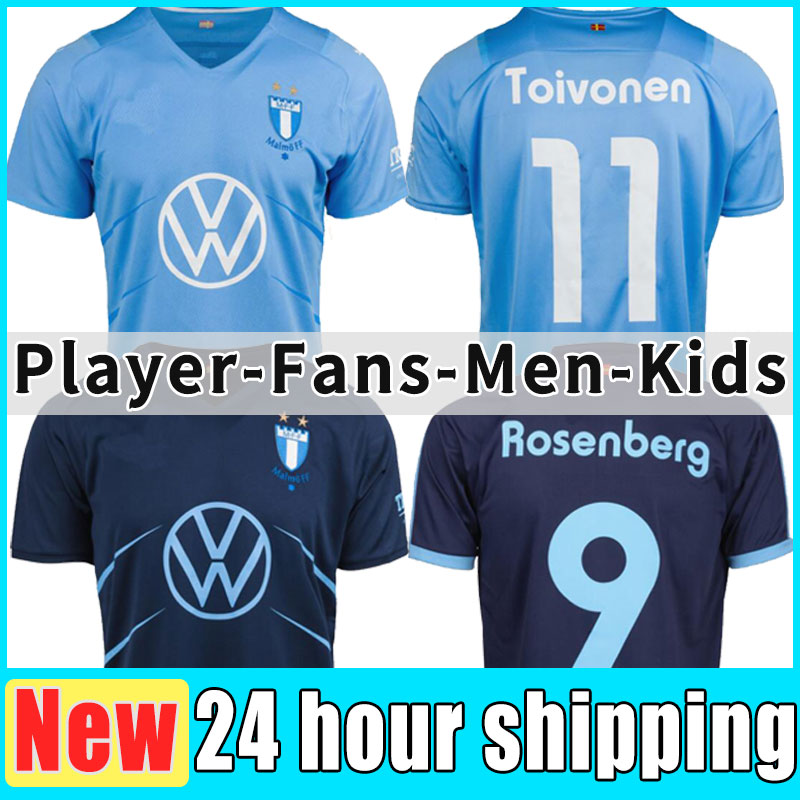 

21 22 Malmö FF soccer jersey 2021 2022 Malmo Camisetas Ola Toivonen Anders Christiansen Isaac Kiese Thelin Markus Rosenberg Jonas Knudsen home away football shirts