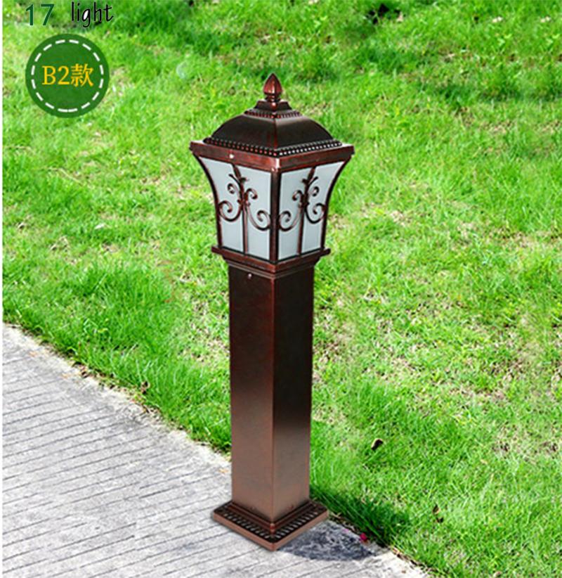 

Lawn Lamps LED Solar-energy Lamp For Garden Park Zone Energy-saving Lighting European Style