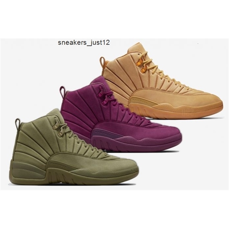 

Newest PSNY x 12 NYC WheatMen Basketball Shoes Olive Milan and Bordeaux for Paris 12s City Pack mens limited sneakers