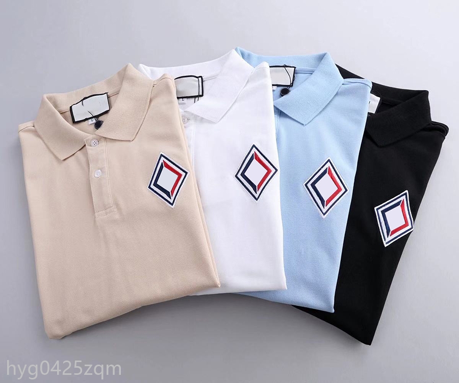

2021ss Designer Polo Shirts Men Luxury Polos Casual Man T Shirt Snake Bee Letter Print Embroidery Fashion High Street Mens Tee M-3XL GOG