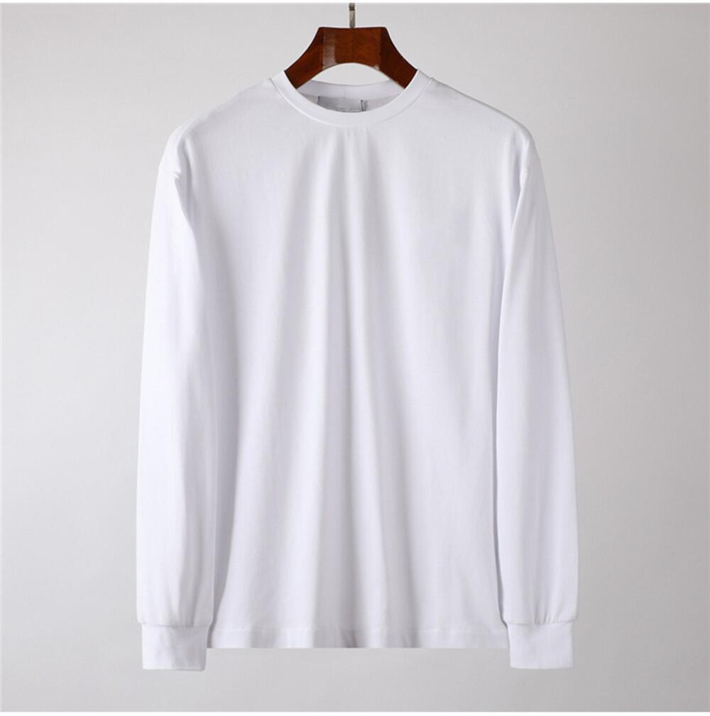 

Spring Autumn Men T-Shirts Long Sleeve TShirt Cotton Tee High Quality Round Neck Embroidery Sweatshirt Hip Hop Streetwear Causal Base Shirt Man Casual clothing Top, #1