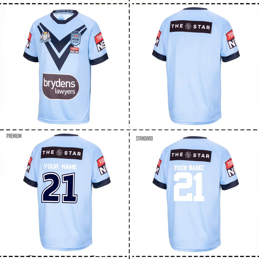 

2021 NSW BLUES STATE OF ORIGIN JERSEY NSW BLUES HOME RUGBY JERSEY NSW Blues 2021 Mens Jersey size S--5XL, Black