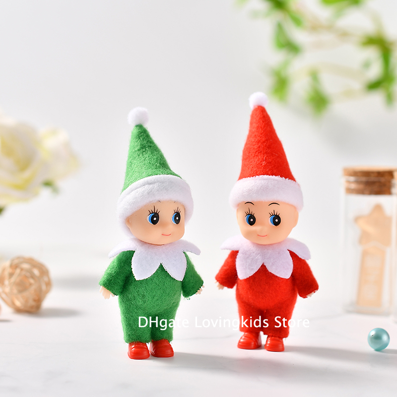 

50 PCS Christmas Decorations Baby Elf Doll with Feet Shoes Baby Elves Dolls with Movable Arms and Legs Baby Elf Toys Doll