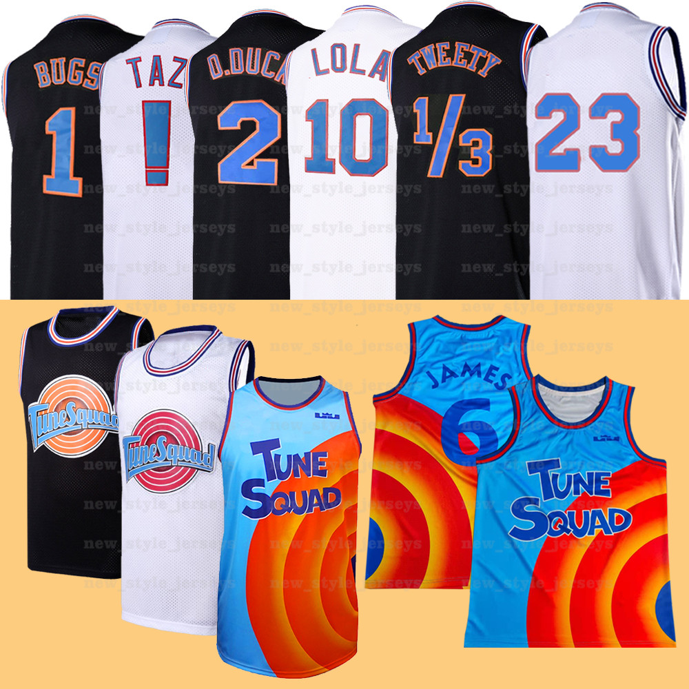 

Space Jam 2 Tunes squad Mens Movie Jersey Bugs Bunny Michael D.DUCK ! Taz 1/3 Tweety 22 Bill Murray 10 Lola Basketball Jerseys, Men