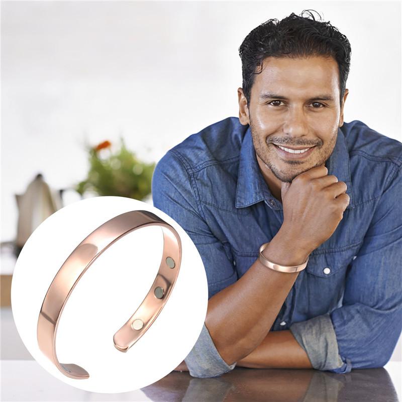 

Bangle Beautiful Lovers Bracelets Woman Men Magnetic Polish Bangles And For Cubic Zirconia Golden Jewelry Gifts