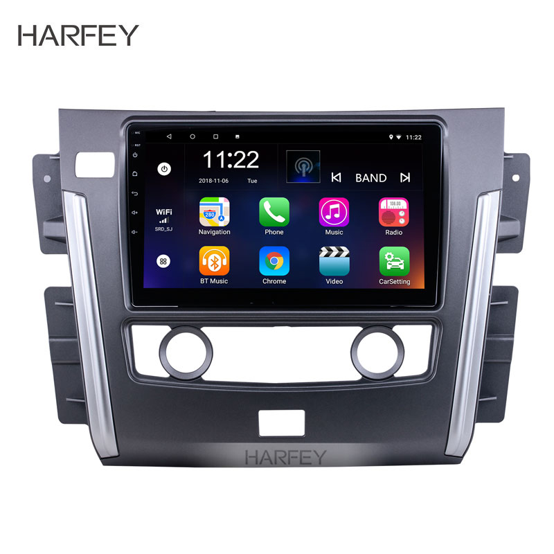 

Car dvd Multimedia player 10.1" Android for 2015-Nissan Patrol Radio GPS HD Touchscreen Bluetooth support Carplay