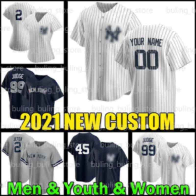 

Mens Youth Women 2021 Custom New 45 Gerrit Cole Jersey Yankee 2 Derek Jeter York 99 Aaron Judge 27 Giancarlo Stanton Torres Baseball Jerseys, Blue;black
