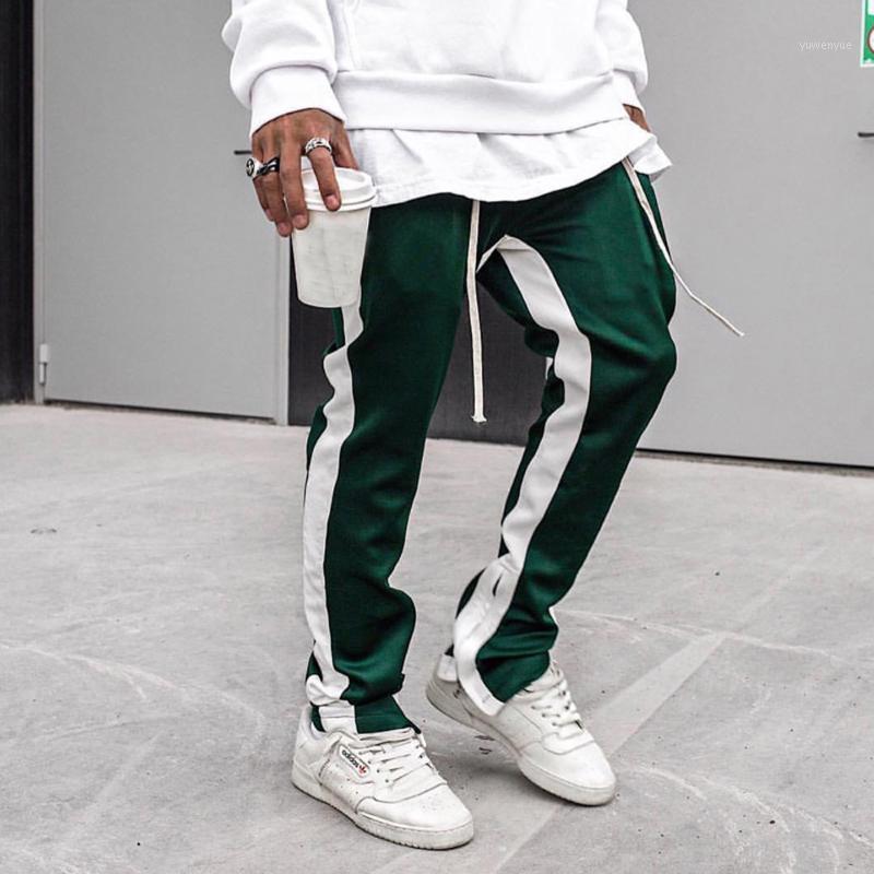 

Tracksuit Trousers For Men Stripe Pocket Overalls Casual Sport Work Trouser Pants Men's Sweatpants Joggers, Red