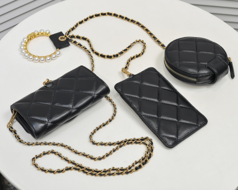 

Women Wallets Luxury Designer Crossbody Bag Resistant Handbag 3 Piece Purses Combination Multi Functiona Wallet, Package