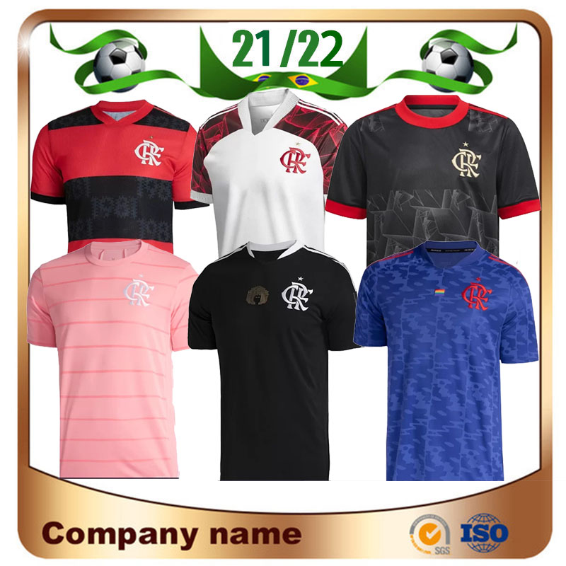 

21/22 Flamengo Soccer Jersey 2021 Home GERSON GABI DIEGO E. RIBEIRO PEDRO Maillots foot DE ARRASCAETA B. HENRIQUE Away Football shirt