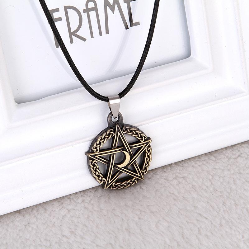 

Pendant Necklaces Fashion Personality Metal Men's 2021 Five-pointed Star Women's Necklace Jewelry Gifts Spot Wholesale, Silver