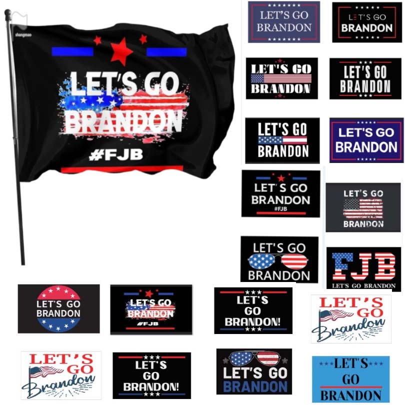 

3*5Ft Lets Go Brandon Banner Flag 90*150cm Outdoor Indoor Small Garden Flags- FJB Single-Stitched-Polyester 20 Styles 50pcs Free DHL HH21-742