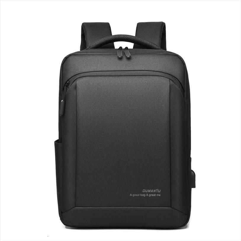 

fashion casual mens usb recharging backpack oxford material lapmale waterproof travel multi color bag