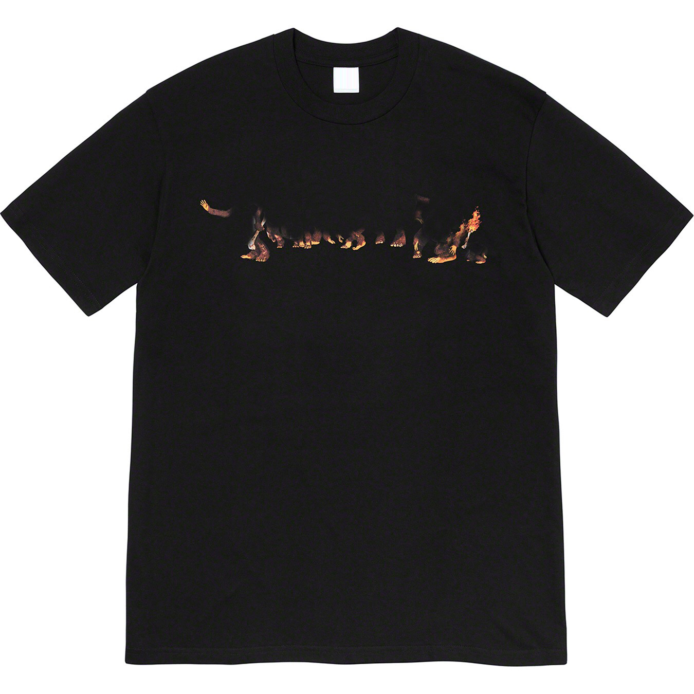 

21 Men Women Summer T Shirt Fashion Crew Neck Elbow & Knee Pads Short Sleeve Shirts Homme streetwear Clothes, Black;gray