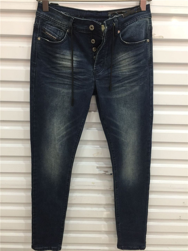 

2020ss Designer Die sel-jeans French Solid Luxury Slim-leg Jeans Motorcycle Biker Denim Men's Fashion Pants Top Quality Size -38, Blue